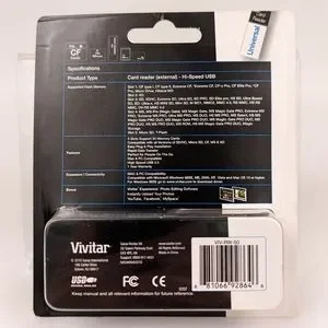 Vivitar 50-in-1 Card Reader/Writer R5 Easy Finder Universal NIB