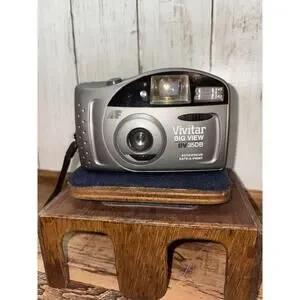 Vivitar Big View BV35DB Motor Auto Focus Camera Tested with Batteries No Film