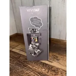 Vivitar-InstaPrint Digital Camera For Adults Or Kids 12MP Black W 2 Photo Rolls
