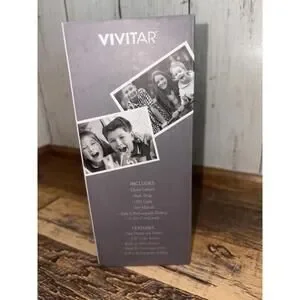 Vivitar-InstaPrint Digital Camera For Adults Or Kids 12MP Black W 2 Photo Rolls