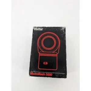 Vivitar MACROFLASH 5000 Ring Flash - TESTED NO Adapters
