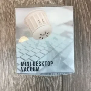 Vivitar Mini Desktop Keyboard Vacuum Great For Crumbs Dust Pet Hair & More
