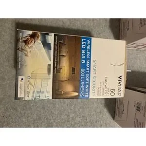 Vivitar Smart Security 60W Equivalent (9W) LED Bulb 800 Lumens - 4 Pack