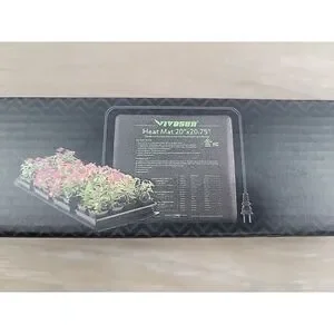 VIVOSUN 20"x20.75"Seedling Heat Mat W/Built-in Temperature Controller Waterproof