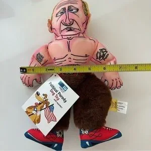 Vladimir Putin Russian President Dog Toy - Fuzzu Political Parody Dog Toy