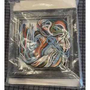 Vogart Crafts "Window Scene” Mini Picture Kit 4”x 4” Crossstitch/Crewel 1046L