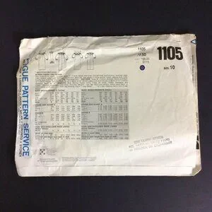 Vogue 1105 Sewing Pattern Albert Nipon Dress Size 10 American Designer