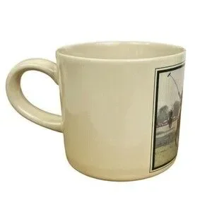 VTG 1988 Ralph Lauren Polo Match Watercolor Equestrian Horse Mug Multiples