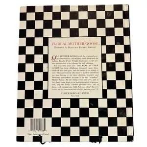 VTG 1989 The Real Mother Goose Book Illustrated By Blanche Fisher Wright HC