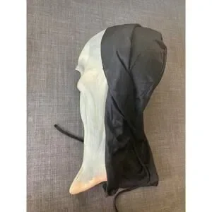 VTG 1995 Halloween SCREAM Ghostface Ghoul Mask Paper Magic Group Hooded Vinyl