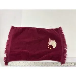 VTG 5x Cotton Blend Towel Soft Pink Red Floral Bath Hand Towels Reversible