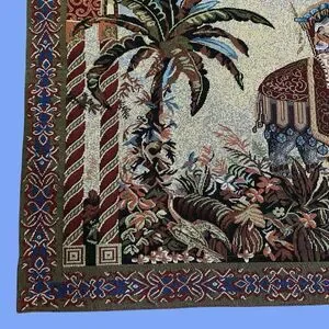 Vtg Bombay Company Elephant Tapestry-26”x36”-EUC