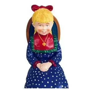 VTG Dept 56 All Through The House NATALIE Victorian GIRL Sitting Figurine 6" NWT