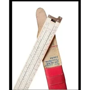 Vtg Keuffel & Esser Slide Rule W/ Red Case – Engineering Tool