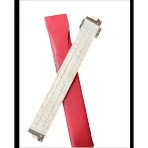 Vtg Keuffel & Esser Slide Rule w/ Red Case – Engineering Tool