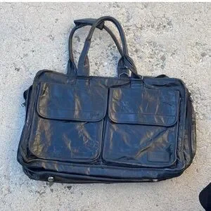 VTG KLUGE Leader Midnight Black Men's Briefcase