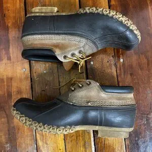 VTG LL Bean Bean Boots Rubber Mocs Size 9 (G)