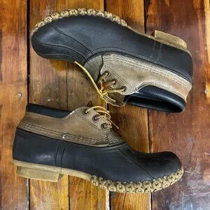 VTG LL Bean Bean Boots Rubber Mocs Size 9 (G)