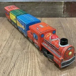 Vtg Masuya Toy Train 1 Pc Japan Tin Litho Baltimore Ohio Northwestern 268-C