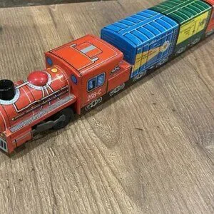 Vtg Masuya Toy Train 1 Pc Japan Tin Litho Baltimore Ohio Northwestern 268-C
