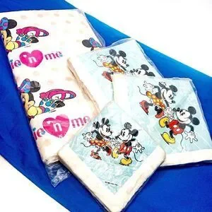 VTG Mickey/Minnie Mouse Party Napkins/Table Cover