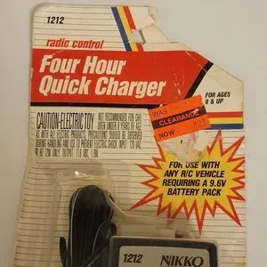 VTG Nikko # 1212 Power Supply Adapter 4 Hour Quick Charge - Use On Any 9.6V Batt