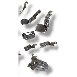 VTG SINGER - Lot Of Attachments Feet Bobbin Cover - As Shown