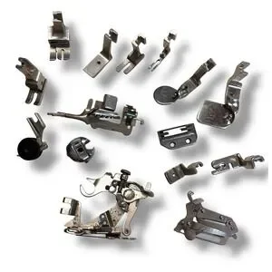 VTG SINGER - Lot Of attachments Feet Bobbin Cover - As Shown