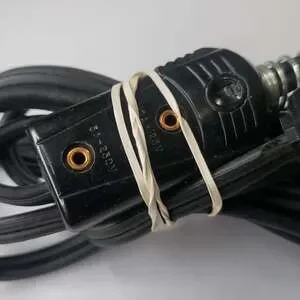Vtg Sunbeam "F" Electric Power Cord 10A 125V 5A 250V 2 Prong 1/2"