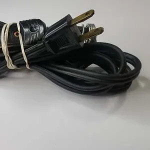 Vtg Sunbeam "F" Electric Power Cord 10A 125V 5A 250V 2 Prong 1/2"