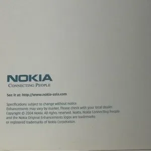 VTG Y2K Nokia 6260 Mobile Phone User 2004 Manual ONLY