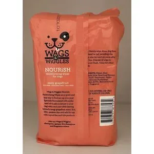 Wags & Wiggles Zesty Grapefruit Nourish Moisturizing Wipes For Dogs 100 Ct NEW