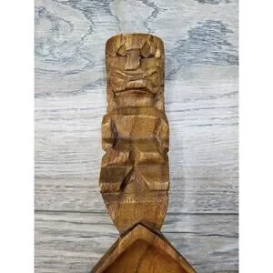 Waikiki Woods Monkey Pod Wooden Spoon Dish Handmade In Hawaii