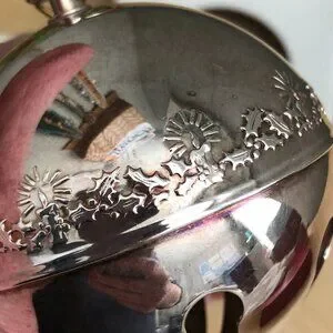 Wallace Silversmiths 1980 Silver Sleigh Bell - 10th Annual Limited Edition