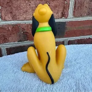 Walt Disney Pluto Bath Toy Baby 4 3/4" Tall
