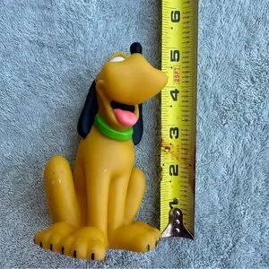 Walt Disney Pluto Bath Toy Baby 4 3/4" Tall