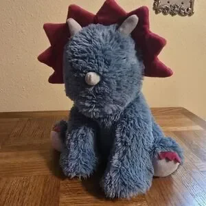 Warmies Triceratops Dinosaur Therapy Microwavable Heatable Cozy Plush Toy