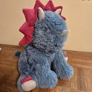 Warmies Triceratops Dinosaur Therapy Microwavable Heatable Cozy Plush Toy