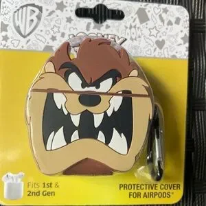 Warner Bros. Taz Brown AirPods Cover case for AirPods 1&2 genaeration