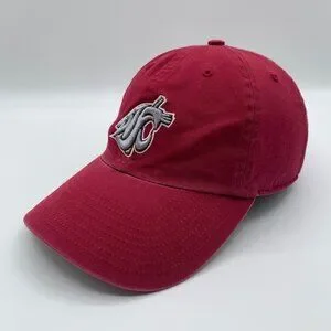 Washington State Cougars NCAA Red Twins Enterprise Franchise Fitted Hat Mens Med