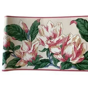 Waverly Floral Btanical Wallpaper Border