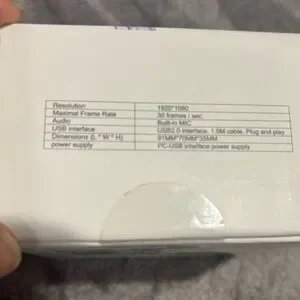 Webcam With Microphone 1080P HD Streaming USB Computer Webcam‎ [Plug And Play]