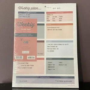 Weekly Task Pad Magnetic List Pad And Sudoku Puzzles Trio Pack