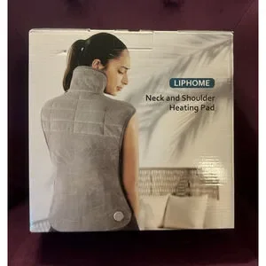 Weighted Heating Pad for Neck & Shoulders BackPain &Cramp Relief 6 Heat Settings