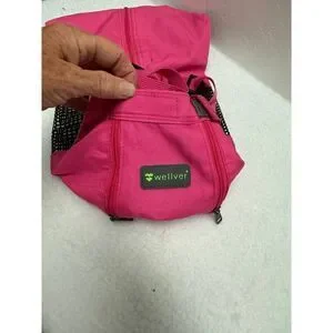 Wellver Pink Soft Sided Cat Grooming Bag With Mesh Windows Zipper Closure Small‎