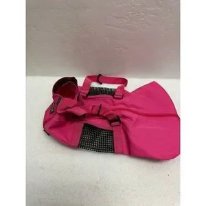 Wellver Pink Soft Sided Cat Grooming Bag With Mesh Windows Zipper Closure Small‎