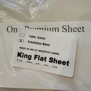 WestPoint Bed Bath & Linens - UTICA NEW In Package Cream Color King Flat Sheet