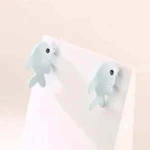 Whale Shaped Earrings