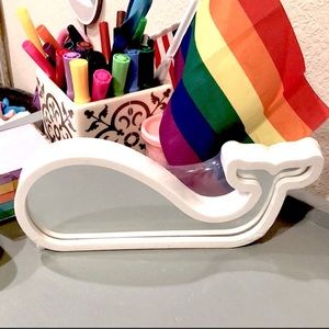WHALE SHAPED MIRROR NWT