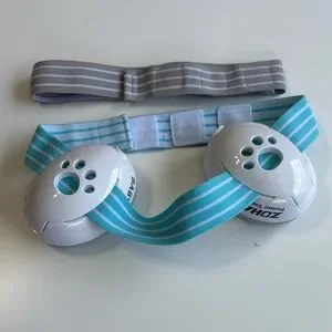 White and Blue Baby Noise Reduction Headphones Earmuffs for Infant Toddler